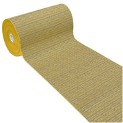 Tappeto Cucina Tinta Unita Striato 54x280 Cm Bordato Assorbente Passatoia Casa Antiscivolo Giallo