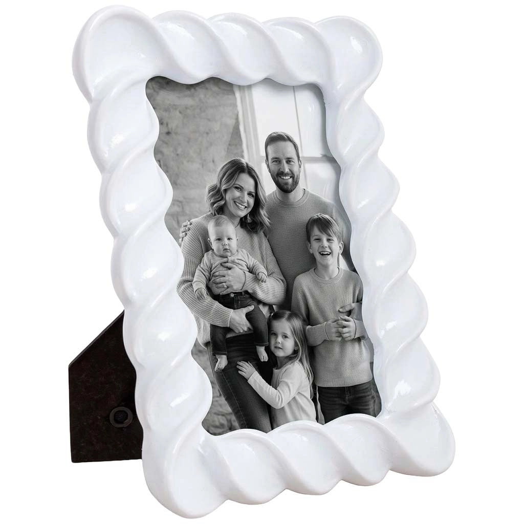 Portafoto 10X15 bianco 14x2,6x19,2h cm