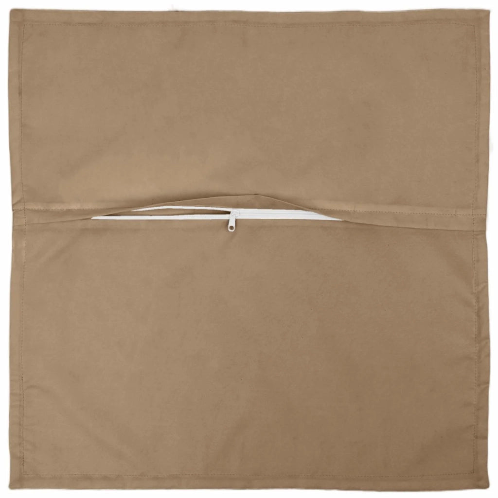 Federa 6 pz HOUTEN Tortora 30 x 30 cm Poliestere 915924
