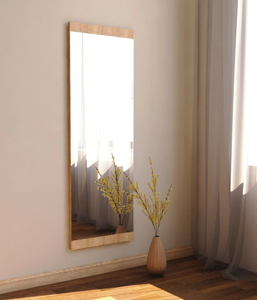 Specchio in legno "Azus" - 40 x 120 cm - Marrone