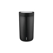 Stelton 675-1 To Go Click Tazza Termica 0.2 L Acciaio Inox con Apertura Smart Click e Beccuccio 360° colore Nero