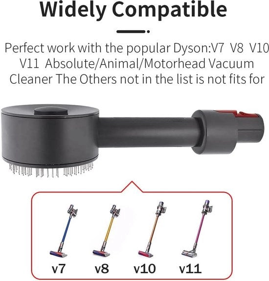 Spazzola per la cura dei capelli compatibile con Dyson V8 V10 V11 V12 V15.