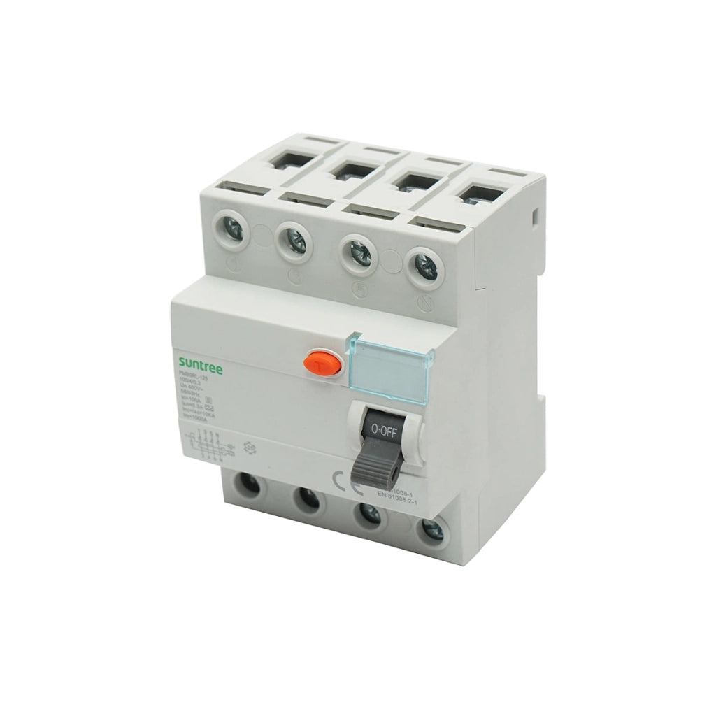 Interruttore differenziale 4P 100A 30mA 6kA, tipo A Suntree