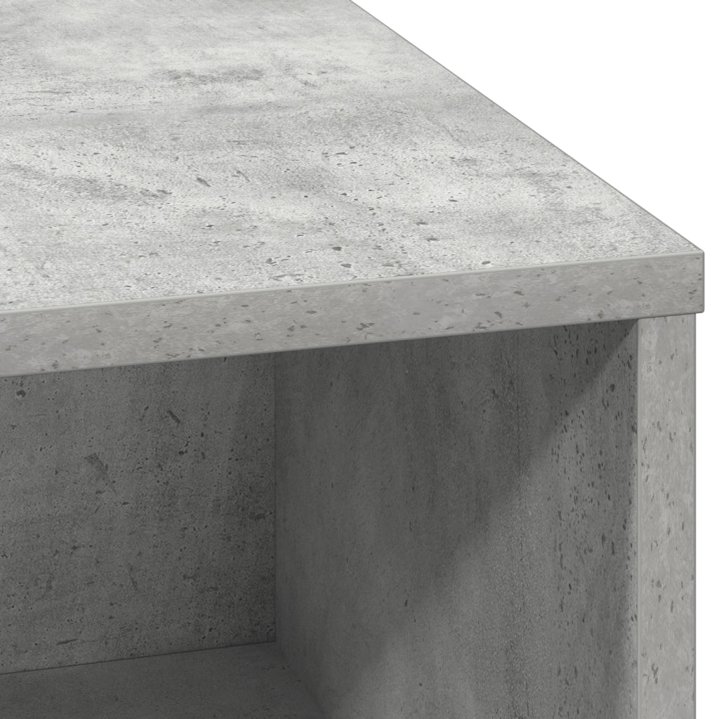 Mobile con LED Grigio Cemento 71x34,5x75 cm Legno Ingegnerizzato