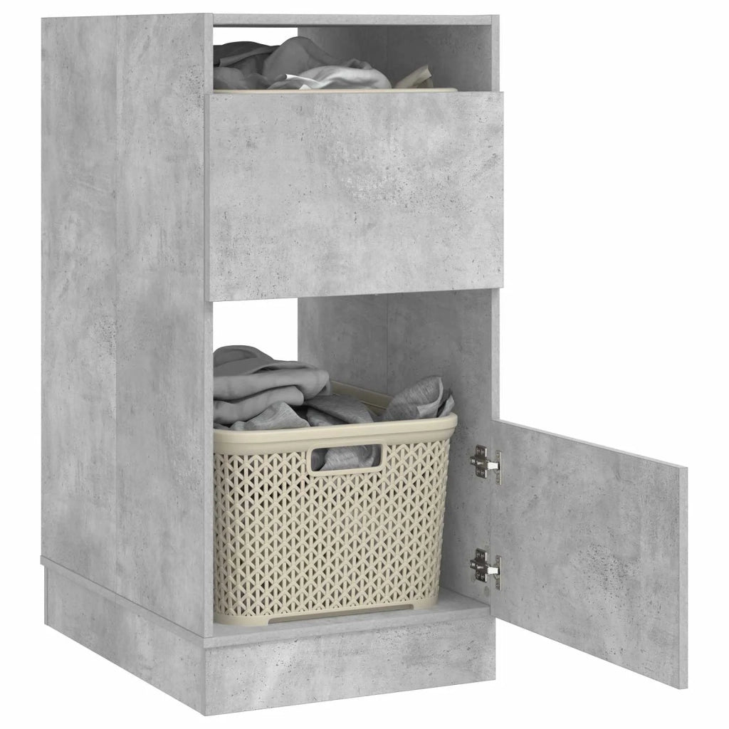 Mobile da lavanderia con porta Calcestruzzo Legno multistrato