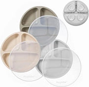 Set di Cuscini per Bambini e Bimbi - 3 pezzi in Grigio/ Marrone