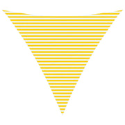 Vela Parasole | Telo Ombra | Vela da ombra solare Giallo e Bianco 6 x 6 x 6 m