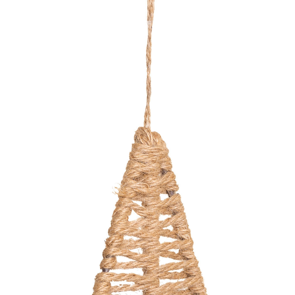 Albero decorativo in cotone intrecciato marrone 8x01x13h