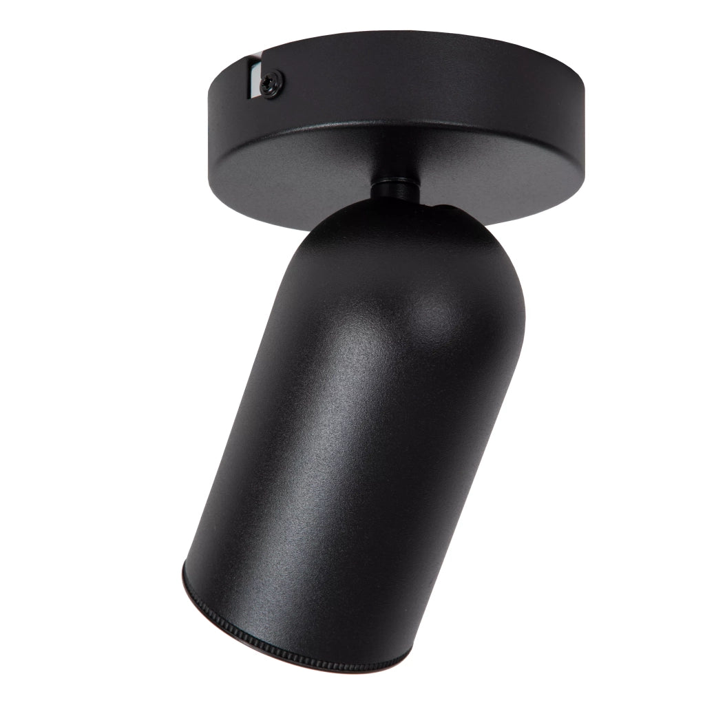 Faretto soffitto nero in metallo PUNCH Lucide 1xGU10 35W