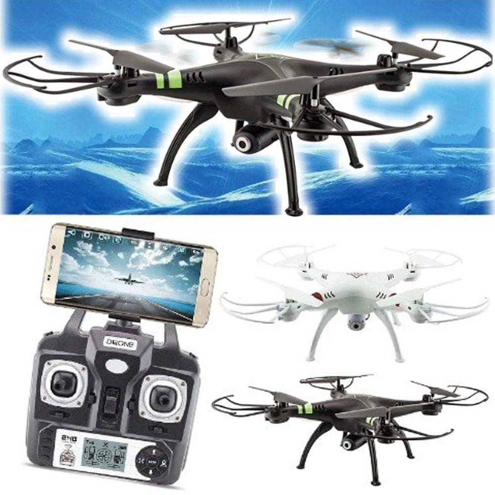 Trade Shop - Drone 4k Hd Corsa A 360° Pulsante Ritorno Home Controllo Gravità Chip Gps Sky533 -