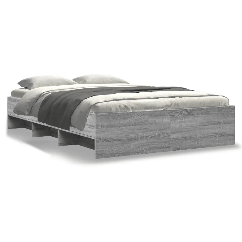 Giroletto-Struttura Letto Grigio Sonoma 120x190 cm in Legno Multistrato 310227