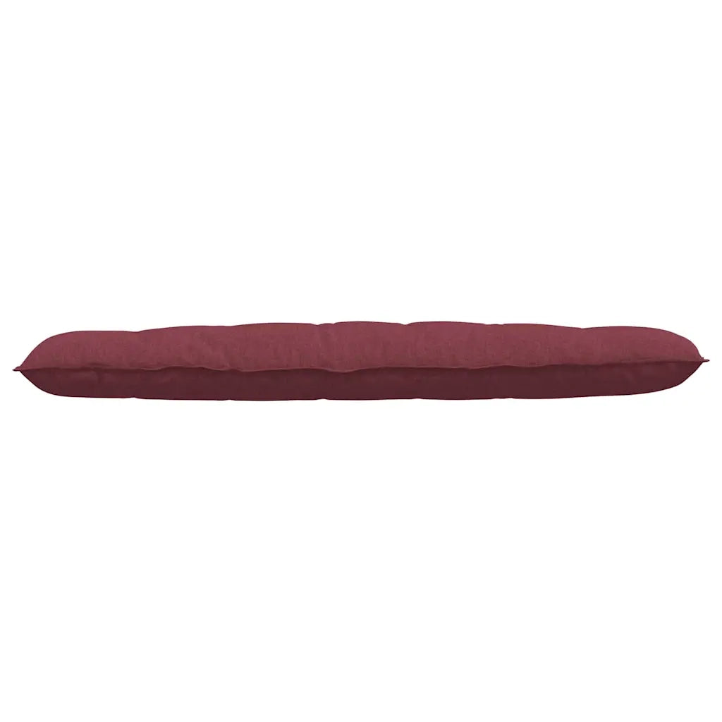 Cuscino per Schiena Rosso Vino 180 x 19 x 50 cm Tessuto