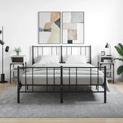 Comodini 2 pz-Set di 2 Tavolino da notte Grigio Sonoma 35x34,5x70 cm in Legno Multistrato