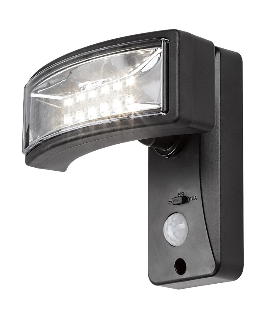 Applique solare LED 2,4W con sensore Valpovo nera Rabalux