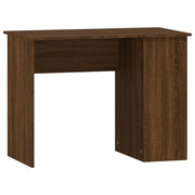 Scrivania tavolo postazione di lavoro mobile per computer studio rovere 100 x 55 x 75 cm legno ingegnerizzato marrone 02_0023603