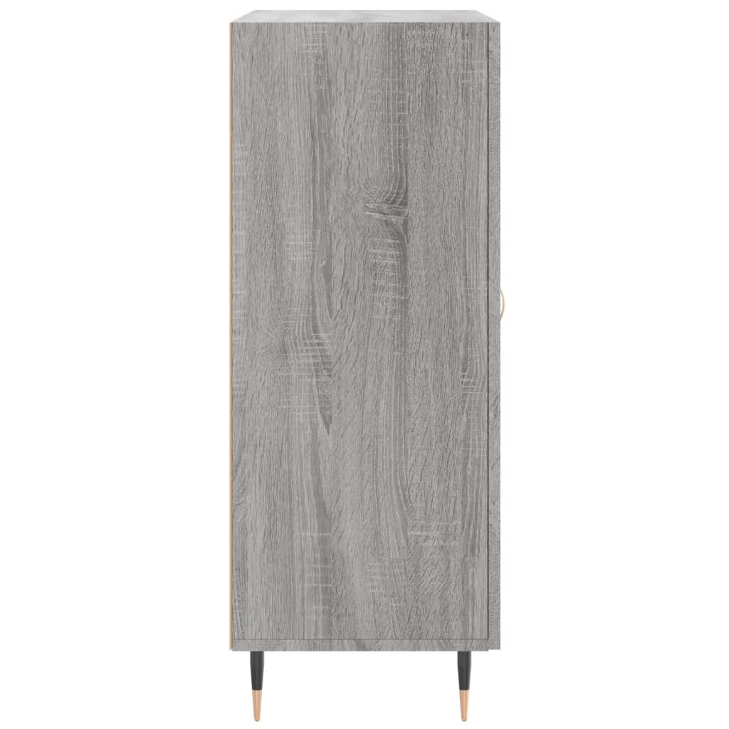 Buffet credenza cassettiera armadio mobile contenitore organizer cucina soggiorno Sonoma 69,5 x 34 x 90 cm legno ingegnerizzato grigio 02_0036443