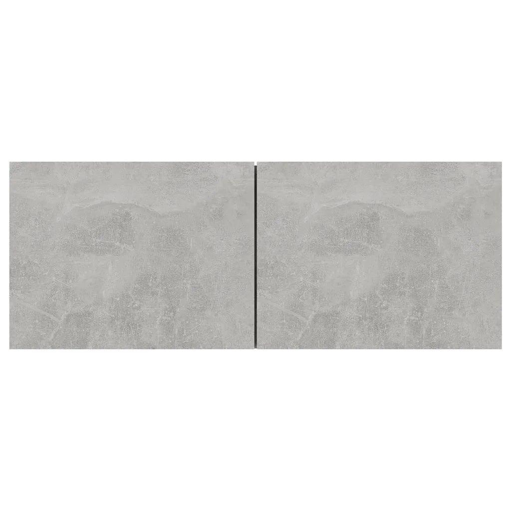 Set Mobile Porta TV 7 pz Grigio Cemento in Truciolato  cod mxl 20817