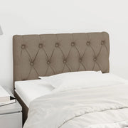 Testiera-Testata-Testiera Decorativa Tortora 80x7x78/88 cm in Tessuto
