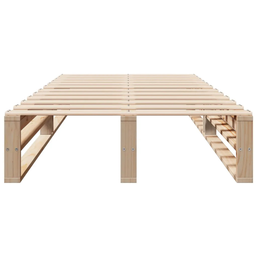 Letto senza Materasso 90x190 cm in Legno Massello di Pino 850860