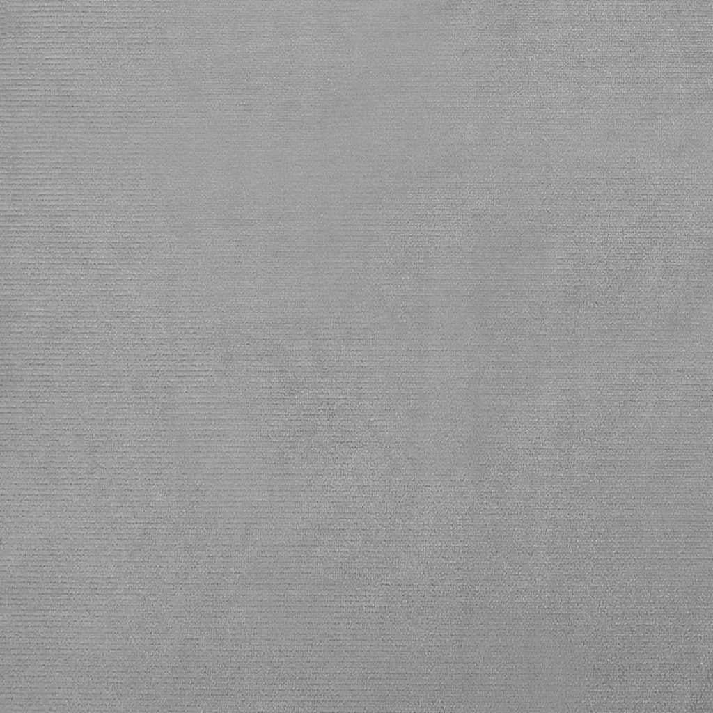 Cuccia per cani comoda cesta da divano colore chiaro 70 x 45 x 33 cm velluto grigio 02_0043114