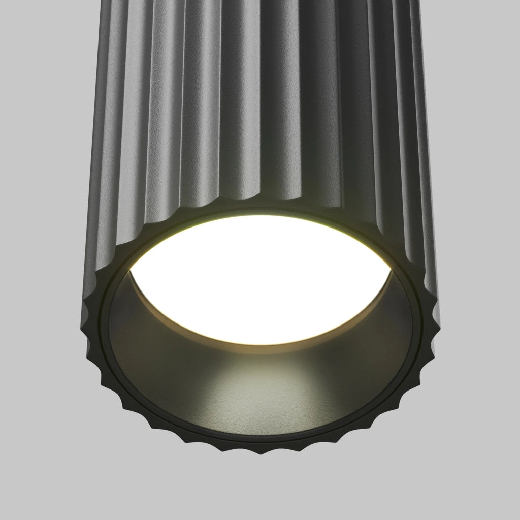 Maytoni Sospensione Design Calipso 1 luce GU10 nero alluminio