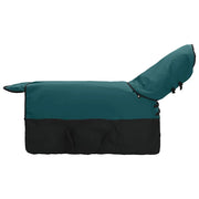 Coperta per Cavalli Verde Scuro e Nero 75 cm Poliestere CFW3818546