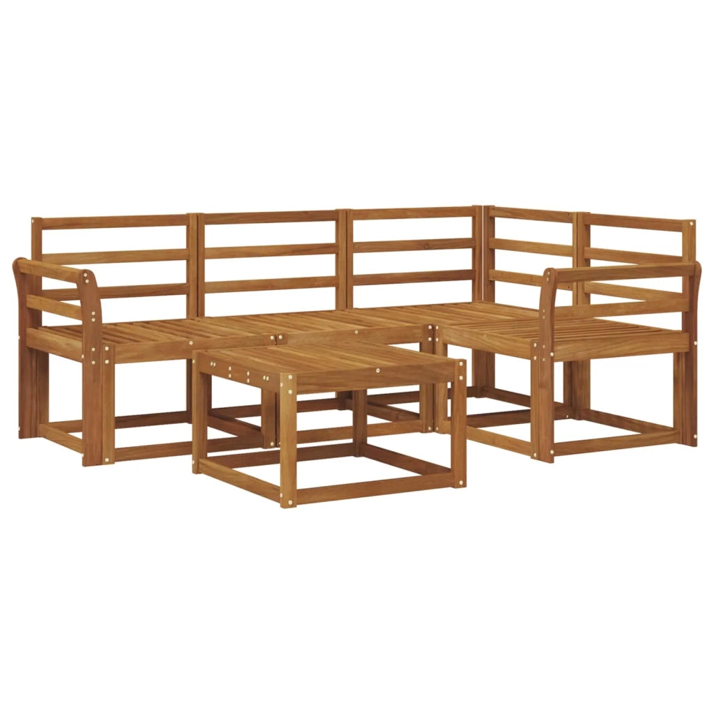 Set di divani da esterno 5 pcs Naturale