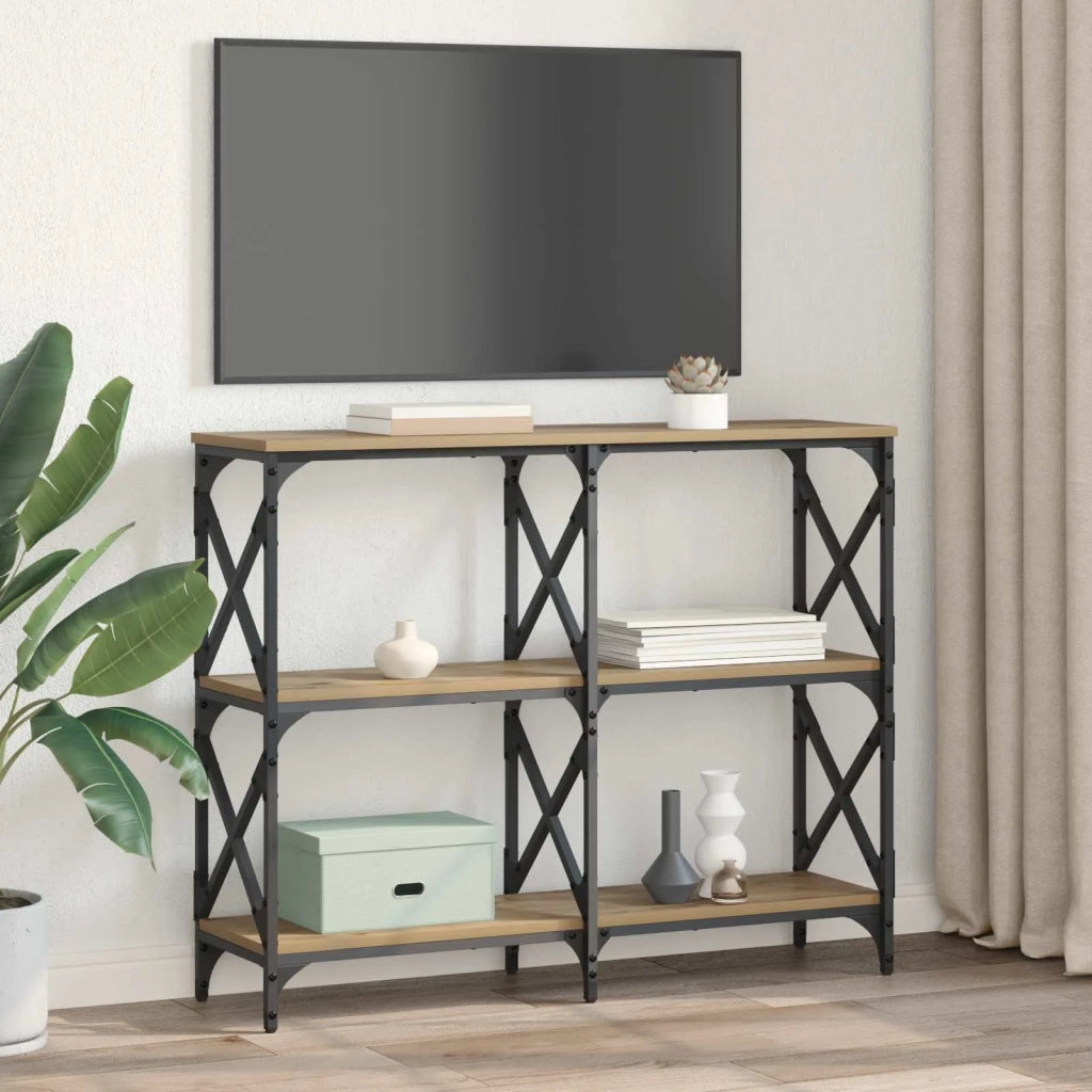 Tavolo consolle Rovere artigianale 100 x 28 x 80,5 cm