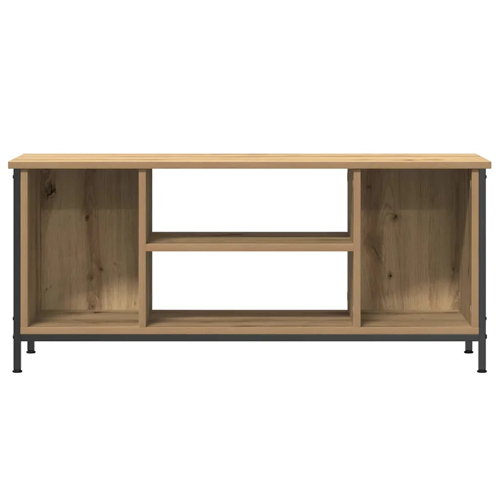 Mobile TV-Credenza per TV-Console TV Rovere artigianale 102 x 35 x 45 cm Legno multistrato 832049