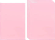 Sleeve per carta da collezione trasparente, 100 pezzi, 61 x 91 mm, per trading card, accessorio per album Kpop, colore rosa