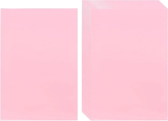 Sleeve per carta da collezione trasparente, 100 pezzi, 61 x 91 mm, per trading card, accessorio per album Kpop, colore rosa