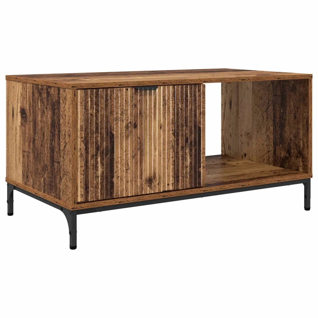 Tavolino da salotto con cassetto Legno vecchio 90 x 49 x 46 cm 883452