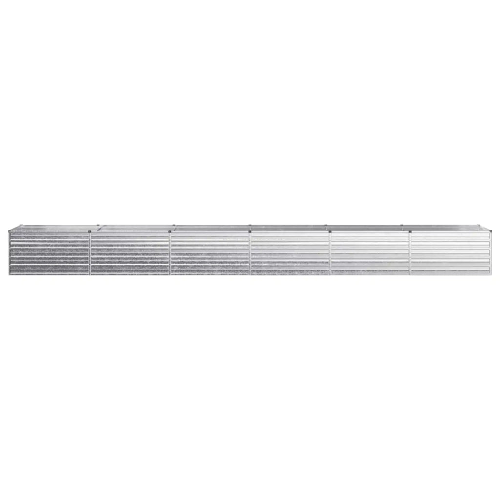 Letto rialzato da giardino Argento 600 x 80 x 55 cm 8006456