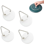 Hanger per immagine 30 pezzi - Hanger autoadesivo - Materiale plastico - Sostegno per foto senza perforazione - Hanger per piatti - Diametro 22 mm - Hanger per parete