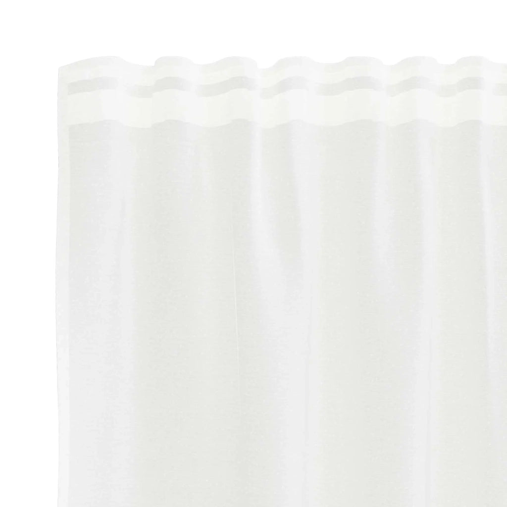 Tenda in Pizzo con tende Bianco 750 x 100 cm Poliestere 4107944