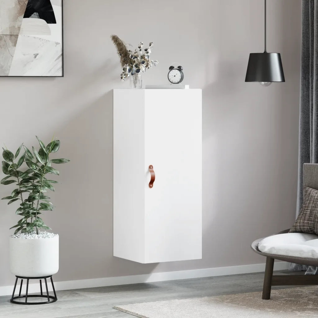 Mobile a Parete Bianco 34,5x34x90 cmcod mxl 78965