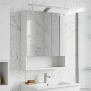 Mobiletto per specchio da bagno Bianco 50 x 14,5 x 70 cm