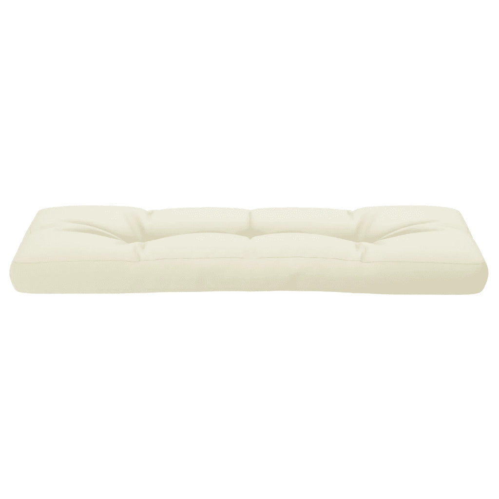 Cuscino per Pallet Crema 120x40x12 cm in Tessuto 314474