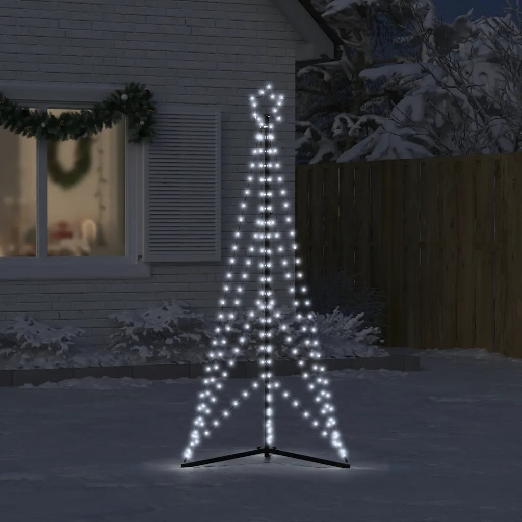 Albero di Natale a LED 363 LED Bianco Freddo 182 cm 3307644