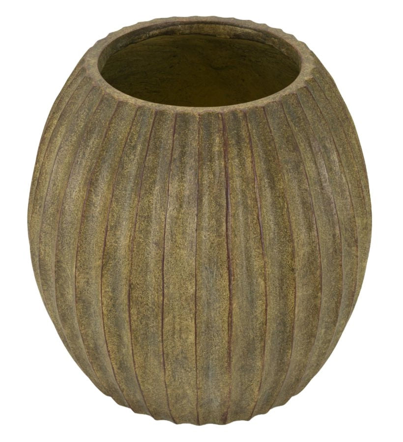 Vaso Breeze Ø32x32,5 cm in Mgo Verde sporco