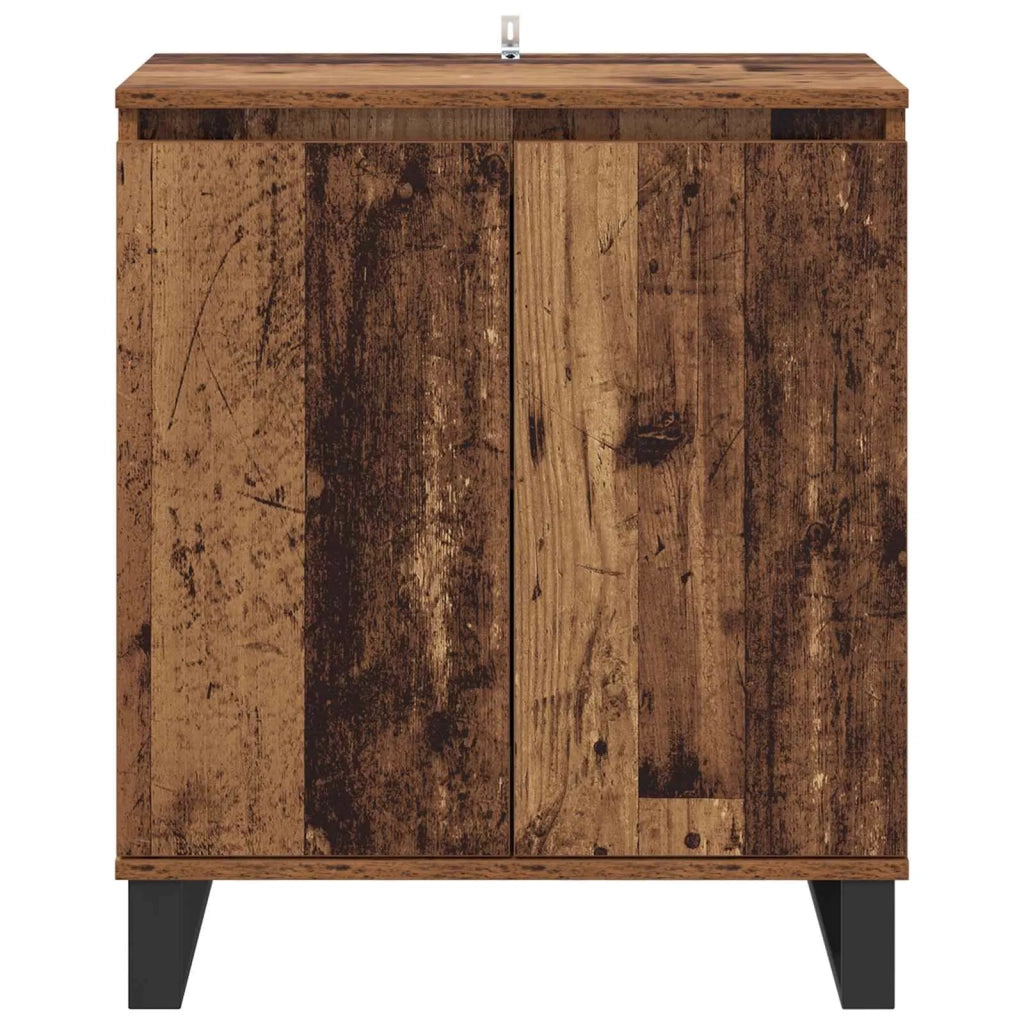 Credenza | Madia | Buffet da pranzo | Armadio da pranzo Legno vecchio 60 x 35 x 70 cm Legno multistrato