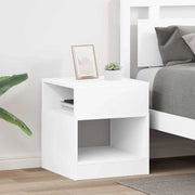 Tavolino 2 pcs Bianco 40,5 x 40 x 45 cm Legno multistrato 890913