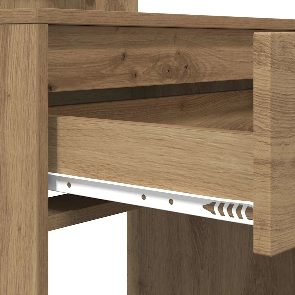 Tavoli da Trucco per Camera da Letto Rovere artigianale 888996