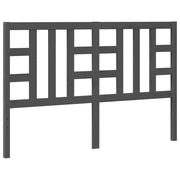 Testiera | Testata per Letto Grigia 166x4x100cm in Legno Massello di Pino