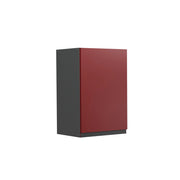 Vicco Pensile da cucina Rosso 40 cm Forma a J