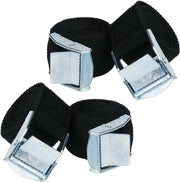 Set di cinture di trazione (4 pezzi) - 5 m x 2,5 cm Cinghie di trazione per fissaggio di bagagli e carichi