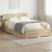 Telaio del letto con storage Rovere Sonoma 120 x 200 cm 3433747