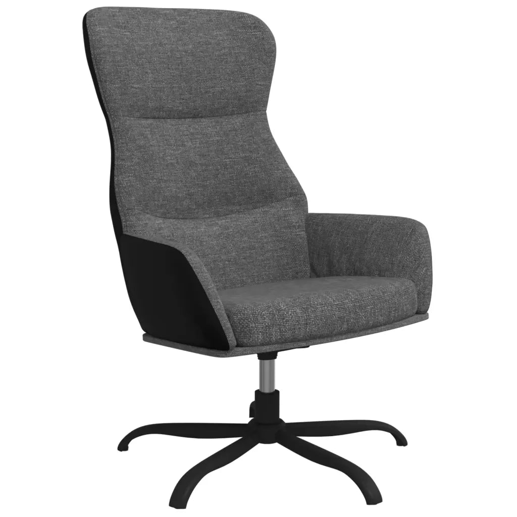 Sedia Relax Grigio Chiaro in Tessuto cod mxl 14917