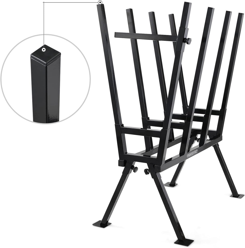 Cavaletto per Tagliare Legna 77x50x105cm 400 kg capacità di carico con Staffa di bloccaggio Tagliare Legna Tagliare Tronchi