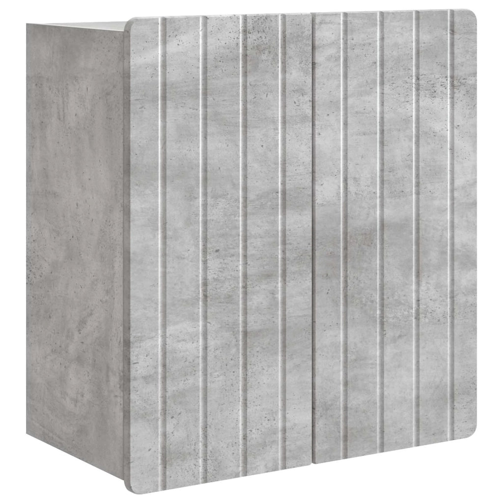 Mobiletto a muro Grigio Cemento 59 x 31 x 64 cm